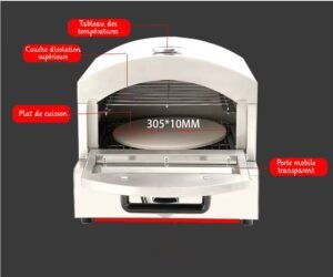 Four à pizza électrique portable