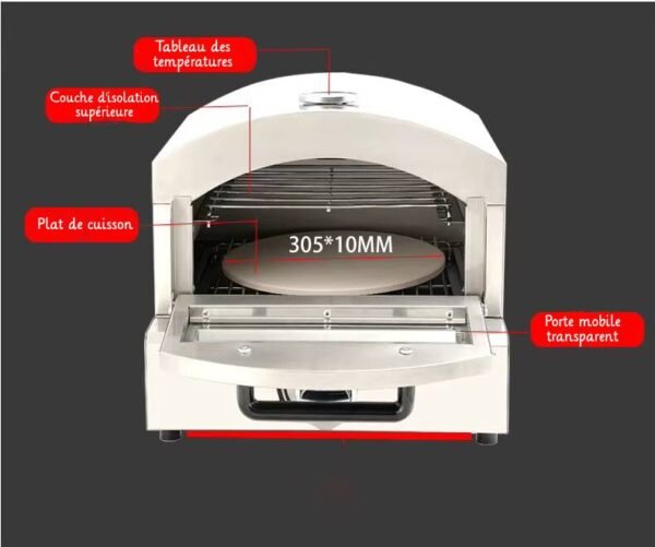 Four à pizza électrique portable