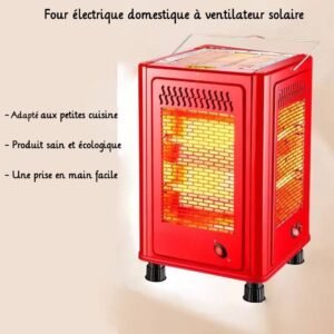 four électrique à ventilateur solaire