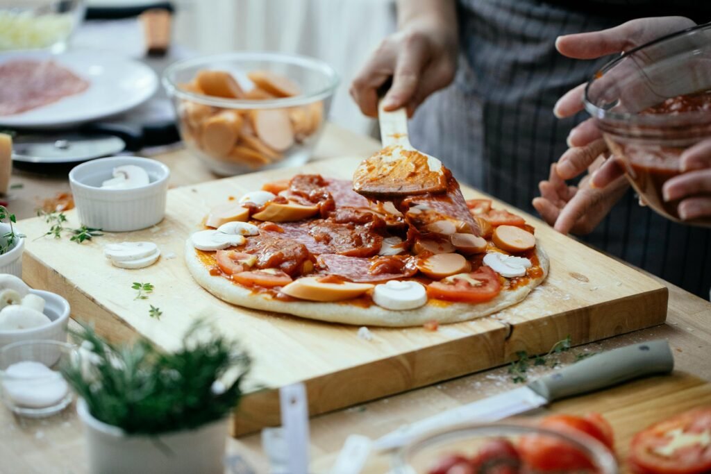 Pâte à pizza fine et croustillante